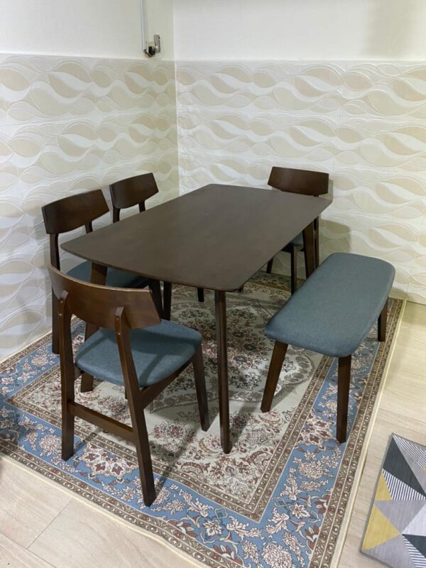 KENT Wooden Dining Set - Image 4