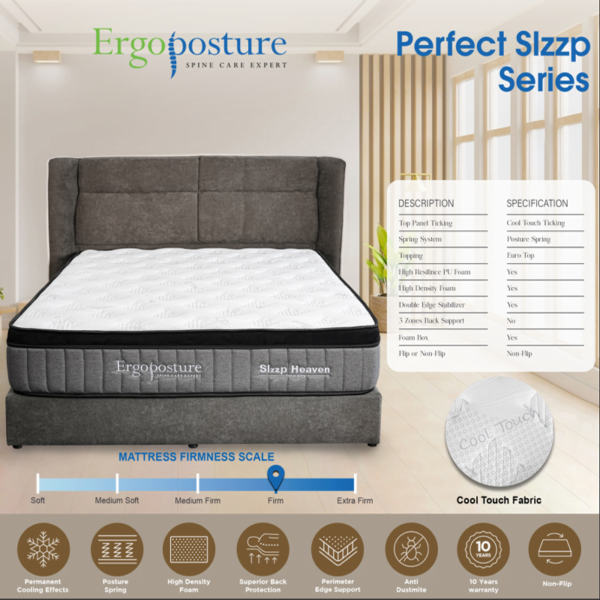 Ergoposture Spine Care SLZZP HEAVEN Mattress - Image 2