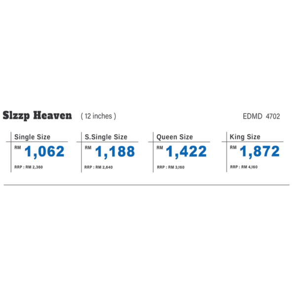 Ergoposture Spine Care SLZZP HEAVEN Mattress - Image 3