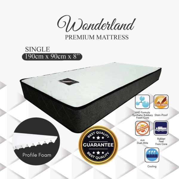 King's Nite WONDERLAND Mattress (8”) - Image 5