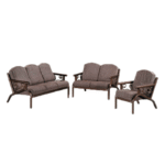 Butan Wooden Steel  Sofa Set