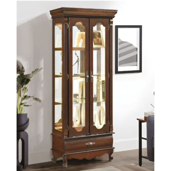 BERTHAN Old Style Glass Display Cabinet - Image 2