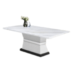 SNOWY Marble Dining Table - Image 2
