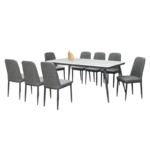 OBSIDIAN Marble Dining Set - Image 4