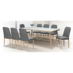 OBSIDIAN Marble Dining Set - Image 3