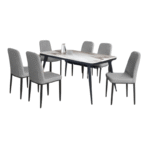 OBSIDIAN Marble Dining Set