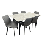 GLASSY Ceramic Dining Set