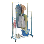 OPTIK Metal Double Layer Cloth Hanger