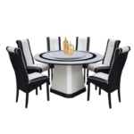 CHESS Marble Dining Table - Image 3