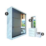MABLE 5x6.5 Wardrobe (Set)