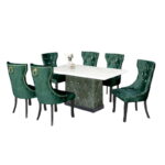 PADRA II Chesterfield Marble Dining Set