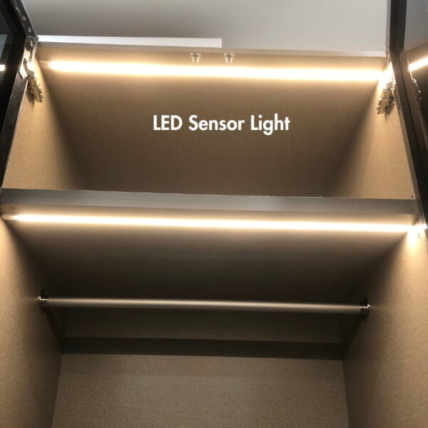 LED L Shape Wardrobe (L32 x 40 x 16 x H96'') - Image 4