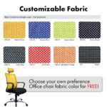 RESTA High Back Mesh Office Chair (Chrome Leg) - Image 3