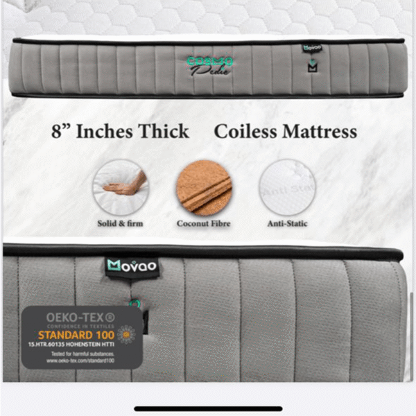 NHL MOVAO COILESS Mattress (8") - Image 2
