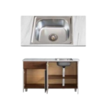 SILK Low Kitchen Cabinet with Sinki - Image 2