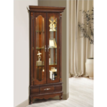 NATALIE Old Style Glass Display Cabinet (CORNER) - Image 3