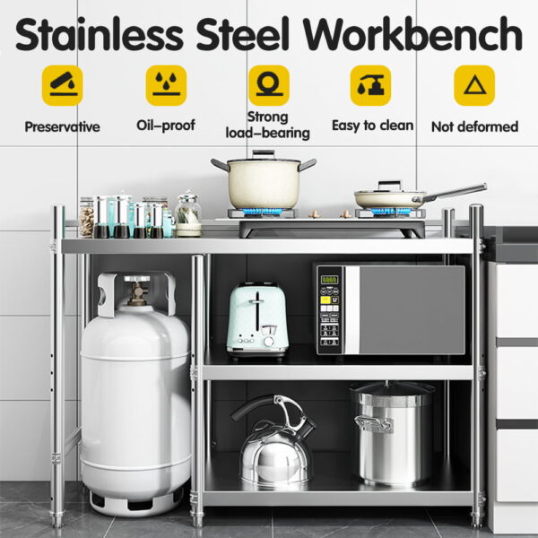 TUF Stainless Steel Kitchen Rack - Image 2