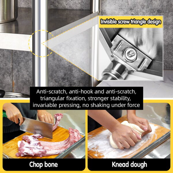 TUF Stainless Steel Kitchen Rack - Image 4