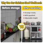 TUF Stainless Steel Kitchen Rack - Image 5