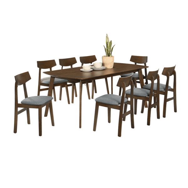 SPANIO Wooden Dining Set - Image 2
