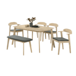 LEVANTE Wooden Dining Set