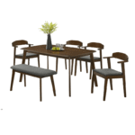 LEVANTE Wooden Dining Set - Image 2