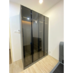 ALYSSA 5x8 LED Glass Open Door Wardrobe