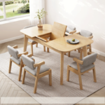 ROLAND Foldable Wooden Dining Set