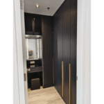 LED L Shape Wardrobe (W32" Custom Dressing Table x 40 x 48 x H120")