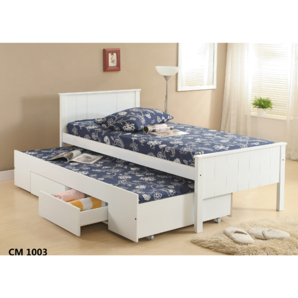 SORA Wooden Pull Out Drawer Bed - Image 2