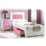 EFIENCY Wooden Drawer Bed