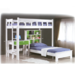 SPATA Wooden Loft Bed Set - Image 2