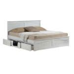 OLORA Wooden Drawer Bed