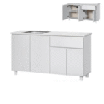 COBALT Low Kitchen Cabinet with Sinki