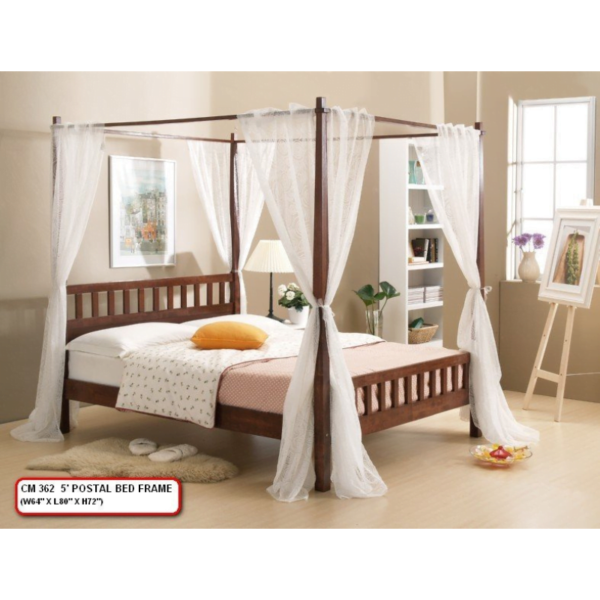 LAURENT Wooden Poster Bed - Image 2