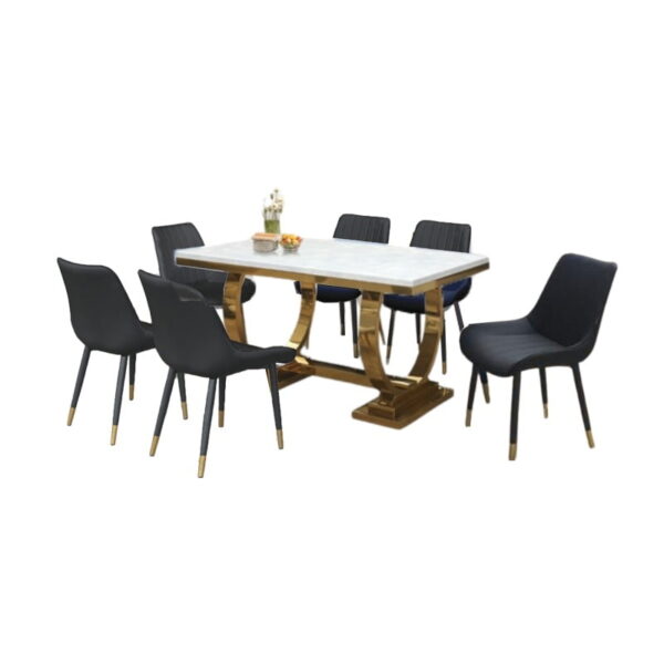 KRICH Marble Dining Set - Image 2
