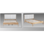 PERASO Wooden Bed - Image 2