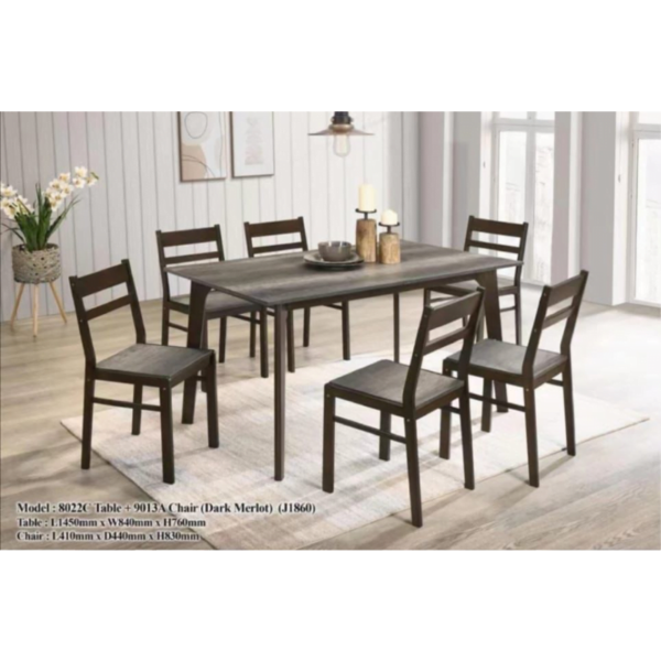 AFTERNOON Wooden Dining Set - Image 2