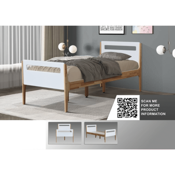 MIRAGE Wooden Bed - Image 2