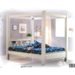 AMOLIS Wooden Poster Bed - Image 2