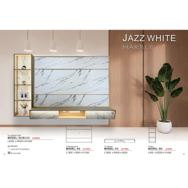 ROHANA Wall Mounted TV Cabinet - Image 2