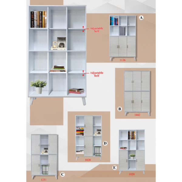 SWANNE Customizable Book Shelf - Image 2
