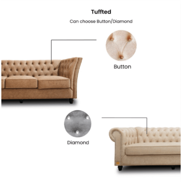 ENGLISHMAN Chesterfield Wing Chair - Image 3