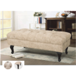 ZANOMA Chesterfield Bench Chair Ottoman