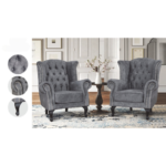 YORANA Chesterfield Wing Chair