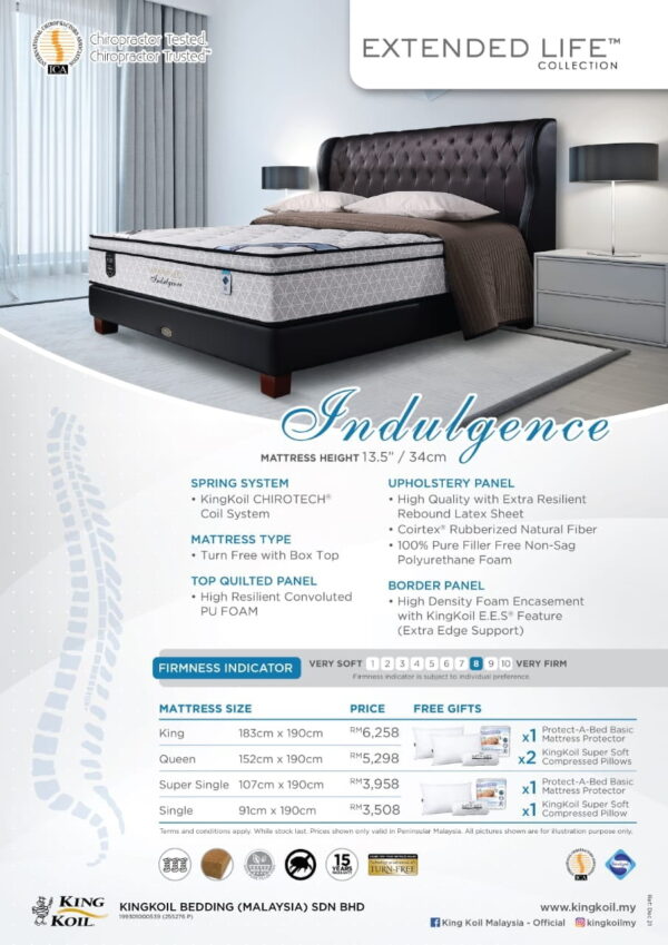 King Koil Extended Life INDULGENCE Mattress - Image 3