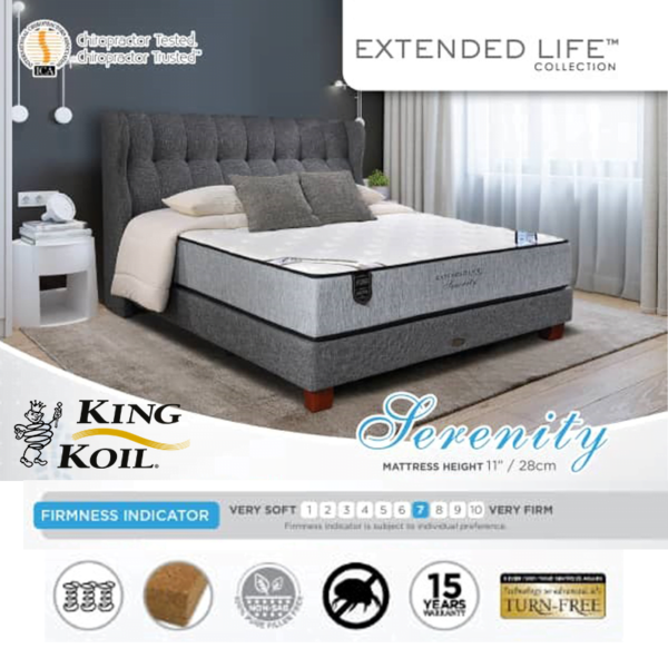 King Koil Extended Life SERENITY Mattress - Image 2