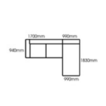 NOIR L Shape Sofa - Image 2