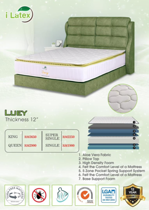 iLatex LUEY Mattress - Image 2