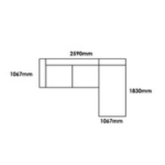 PENGUIN L Shape Push Back Sofa - Image 2